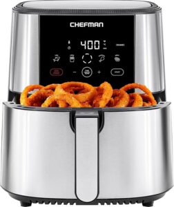 10. Chefman TurboFry® Touch Stainless Steel Air Fryer