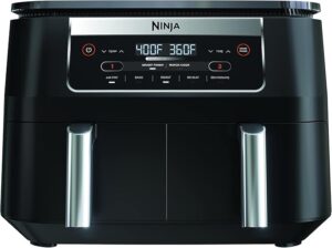 6. Ninja DZ090 6-Quart Dual Basket Air Fryer