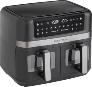 7. West Bend Dual Basket Air Fryer