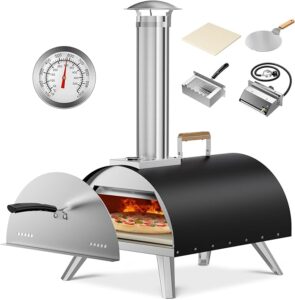 8. WOOCIT Multi-Fuel Portable Pizza Oven