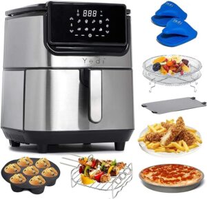8. Yedi Evolution Stainless Steel Air Fryer