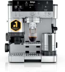1. Ninja Luxe Café 3-in-1 Beginner Espresso Machine