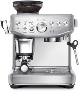 8. Breville Barista Express Impress Espresso Machine BES876BSS