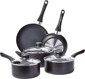 10. Amazon Basics Non Stick Cookware Set