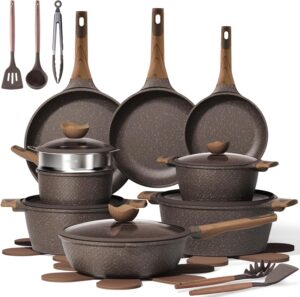 4. CAROTE Nonstick Pots and Pans Set