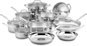 Cuisinart 77-17N 17-Piece Stainless Steel Cookware Set