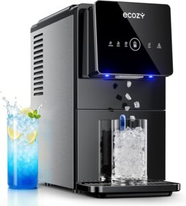 3. ecozy Countertop Nugget Ice Maker